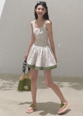 Printed Slim Fit Tank Dress